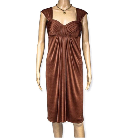 BCBG Max Azria Bronze Cocktail Dress - S - Picture 1 of 4